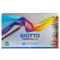 [52700] ASTUCCIO METALLO 36 PASTELLI SUPERMINA GIOTTO