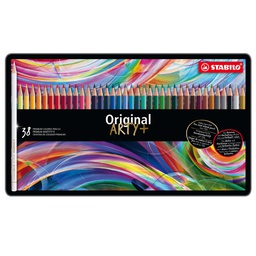 [36757] Astuccio metallo 38 pastelli STABILO ORIGINAL 8778