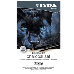 [76506] ASTUCCIO METALLO assortimento REMBRANT CHARCOAL SET LYRA