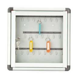 [90213] Bacheca murale portachiavi 30X30cm - 25 POSTI Metalplus