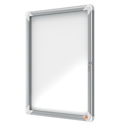 [57615] BACHECA PER ESTERNI BIANCA MAGNETICA 4XA4 VERTICALE NOBO