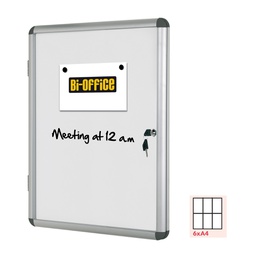 [67805] BACHECA PER INTERNI BIANCA MAGNETICA 6XA4 ORIZZONTALE Bi-Office