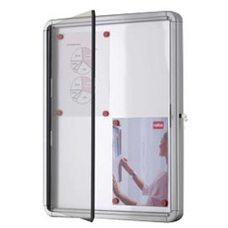 [57611] BACHECA PER INTERNI BIANCA MAGNETICA 6XA4 ORIZZONTALE NOBO