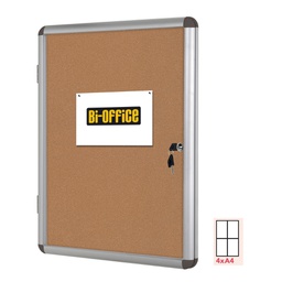 [67807] BACHECA PER INTERNI FONDO SUGHERO 4XA4 VERTICALE Bi-Office