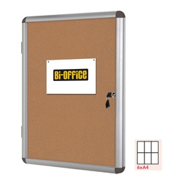[67808] BACHECA PER INTERNI FONDO SUGHERO 6XA4 ORIZZONTALE Bi-Office