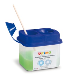 [84532] Barattolo lava pennelli di sicurezza a 2 scomparti 214AR