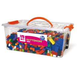 [88986] Bauletto 1600 mattoncini da costruzione Micro in colori assortiti CWR
