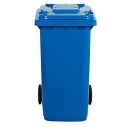 [86723] Bidone carrellato 120Lt blu per raccolta differenziata