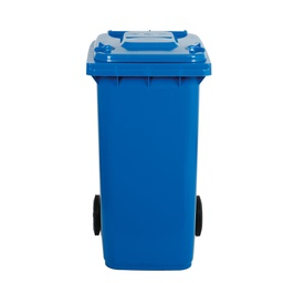 [86727] Bidone carrellato 240Lt blu per raccolta differenziata