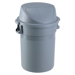 [74165] BIDONE MAXIPUSH 80Lt Grigio