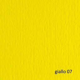[40201] BLISTER 10FG CARTONCINO 70X100 220GR GIALLO 107 FABRIANO ELLE ERRE