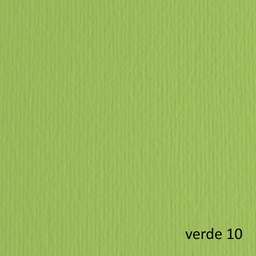 [40205] BLISTER 10FG CARTONCINO 70X100 220GR VERDE PISELLO 110 FABRIANO ELLE ERRE