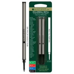 [64797] Blister 2 refill in metallo per ROLLER BLU PUNTA FINE