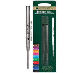 [64761] Blister 2 refill per SFERA Montblanc ® NERO PUNTA MEDIA