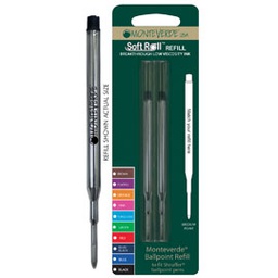 [64779] Blister 2 refill per SFERA Sheaffer ® NERO PUNTA MEDIA