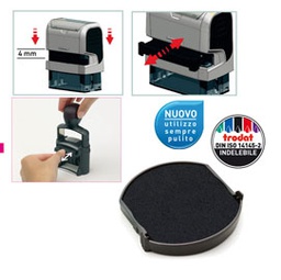 [74930] BLISTER da 2 TAMPONI 6/4642 NERO TRODAT