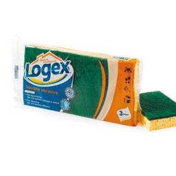 [45031] BLISTER 3 SPUGNE BIUSO LOGEX