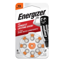 [92915] Blister 8 pile per apparecchi acustici 13 Zinc Air Energizer