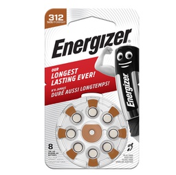 [92914] Blister 8 pile per apparecchi acustici 312 Zinc Air Energizer