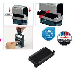 [83419] Blister da 3 tamponi 6/4911 nero Trodat