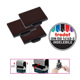 [83541] Blister da 3 tamponi 6/58 nero Trodat