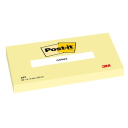 [32160] BLOCCO 100fg Post-it® Giallo Canary 76x102mm 657