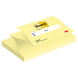 [32057] BLOCCO 100fg Post-it® Super Sticky Z-Notes R350 Giallo Canary 76x127mm