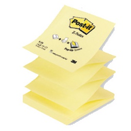 [32056] BLOCCO 100fg Post-it® Z-Notes R330 Giallo Canary 76x76mm
