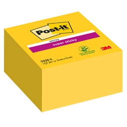 [47460] BLOCCO 350foglietti Post-it® Super Sticky 2028-S 76x76mm GIALLO ORO