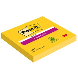 [45059] BLOCCO 90foglietti Post-it® Super Sticky 654-S 76x76mm GIALLO ORO