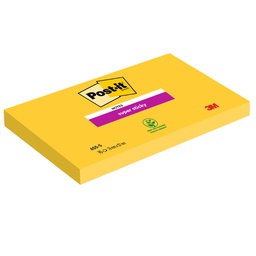 [45060] BLOCCO 90foglietti Post-it® Super Sticky 655-S 76x127mm GIALLO ORO