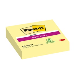 [71247] BLOCCO 90foglietti Post-it® Super Sticky Giallo Canary 47,6x47,6mm 622-12SS-CY