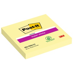 [71248] BLOCCO 90foglietti Post-it® Super Sticky Giallo Canary 76x76mm 654-12SS-CY