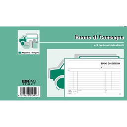 [61716] BLOCCO BUONI CONSEGNA 10X17CM 33fg 3 copie AUTORIC. E5199CT