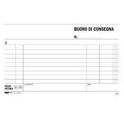 [50294] BLOCCO BUONI DI CONSEGNA 50/50 12X17,5CM RIC E5197C