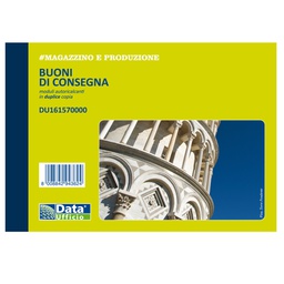 [90880] Blocco buoni di consegna 50/50copie autor. 11,5x16,5cm DU161570000