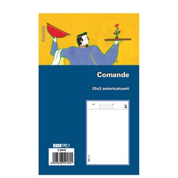 [50284] BLOCCO COMANDE 25/25/25 FOGLI AUTORIC. 17X9,9 E5916