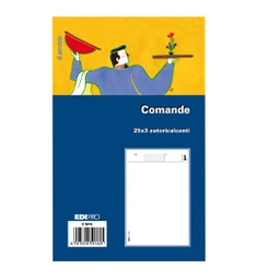 [50283] BLOCCO COMANDE 25/25 FOGLI AUTORIC. 17X9,9 E5913