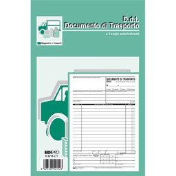 [61712] BLOCCO DDT 23X14,8CM 33fg 3 copie AUTORIC. E5215CT