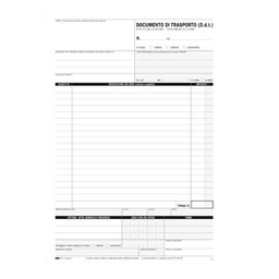 [52013] BLOCCO DDT 29,7X21CM 25FG 4 COPIE AUTORICALCANTE E5218C EDIPRO