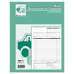[61713] BLOCCO DDT 29.7X22CM 33fg 3 copie AUTORIC. E5219CT