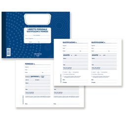 [88684] Blocco libretto delle giustificazioni 25copie 21,5x14,8cm 3026PS000G
