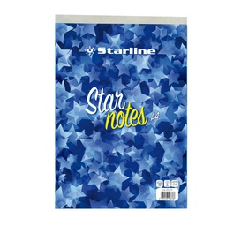 [STL2701] Blocco Note A4 21x29,7cm 5mm 60gr 60Fg StarNotes Starline