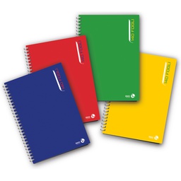 [77347] BLOCCO NOTES SPIRALATO L/Lungo 22,3x29,7cm 80gr 1Rigo 140fg BM