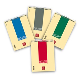 [57224] BLOCCO PIGNASTYL SPIRALE A5 150X210MM 1R 60FG 80GR PIGNA