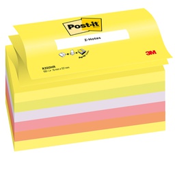 [47469] BLOCCO Post-it® Super Sticky Z-Notes 76x127mm 100fg R350NR ASSORT.NEON