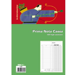 [54993] BLOCCO PRIMA NOTA CASSA 31x21cm 100FG USO MANO E5356