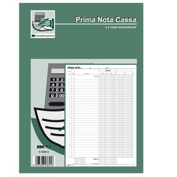 [51925] BLOCCO PRIMA NOTA CASSA 50/50 FOGLI AUTORIC. 31X21 E5369A