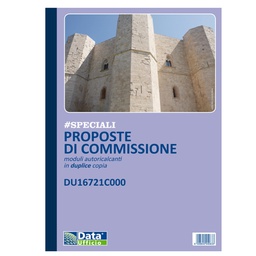[90898] Blocco Proposte Commissione 50/50 copie autor. 29,7x21,5cm DU16721C000