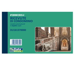 [90877] Blocco ricevute condominio 50/50copie autor. 10x16,8cm DU161370000